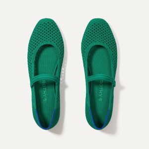 The Square Mary Jane - Clover Mesh