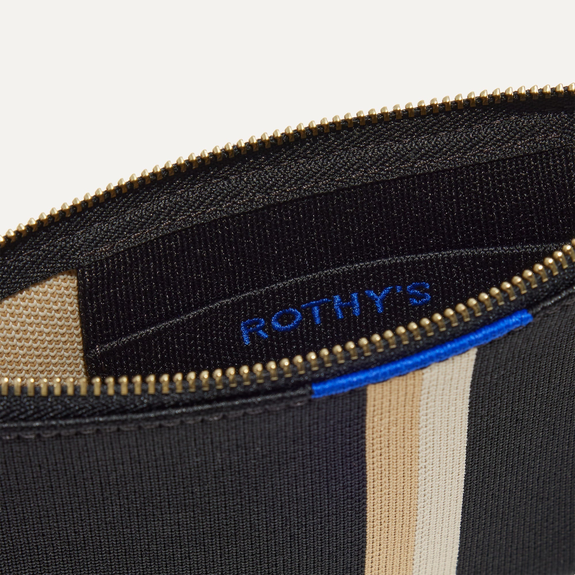 The Wallet Wristlet - Black Portobello Stripe - Image 5