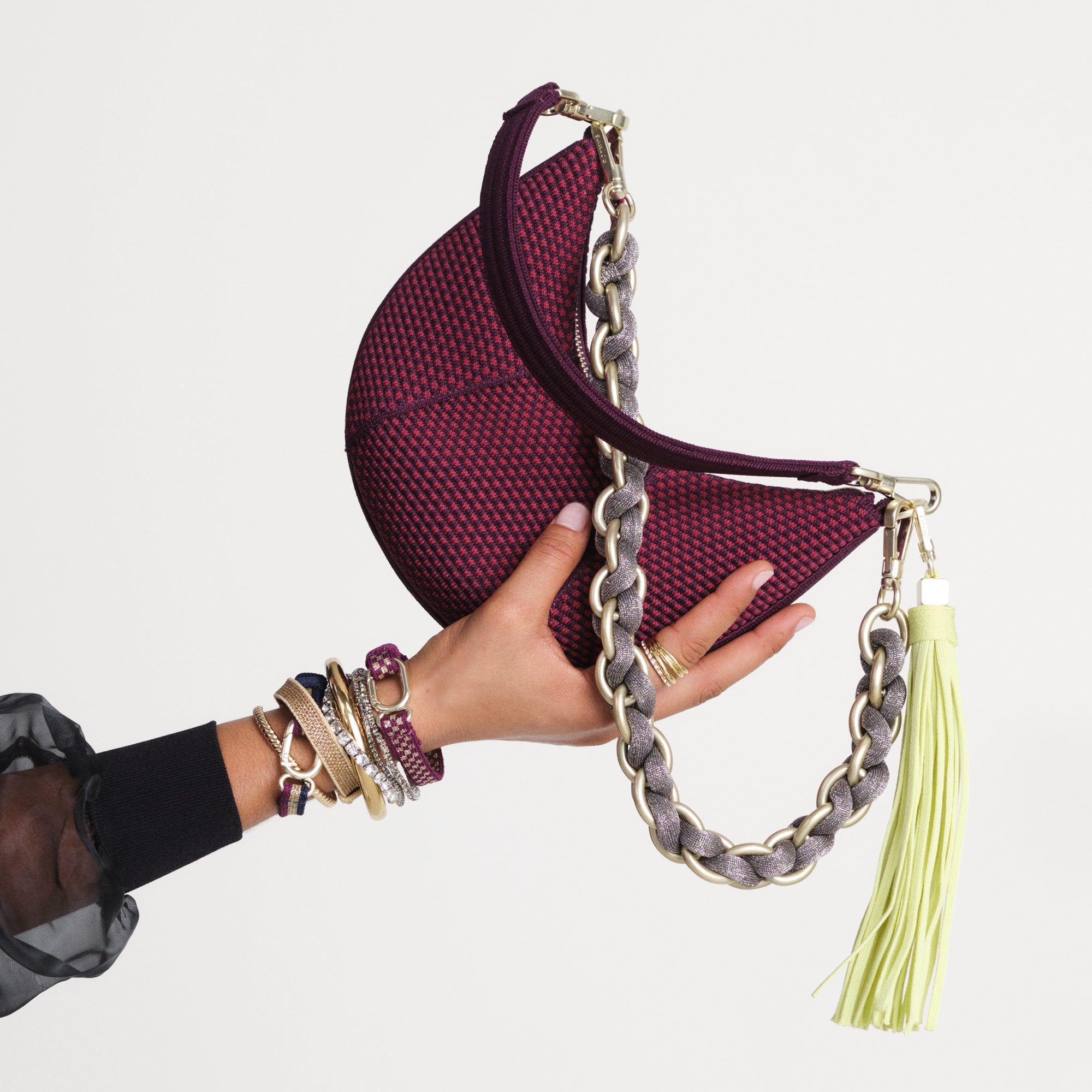 The Shoulder Strap - Golden Silver Chain - Image 3