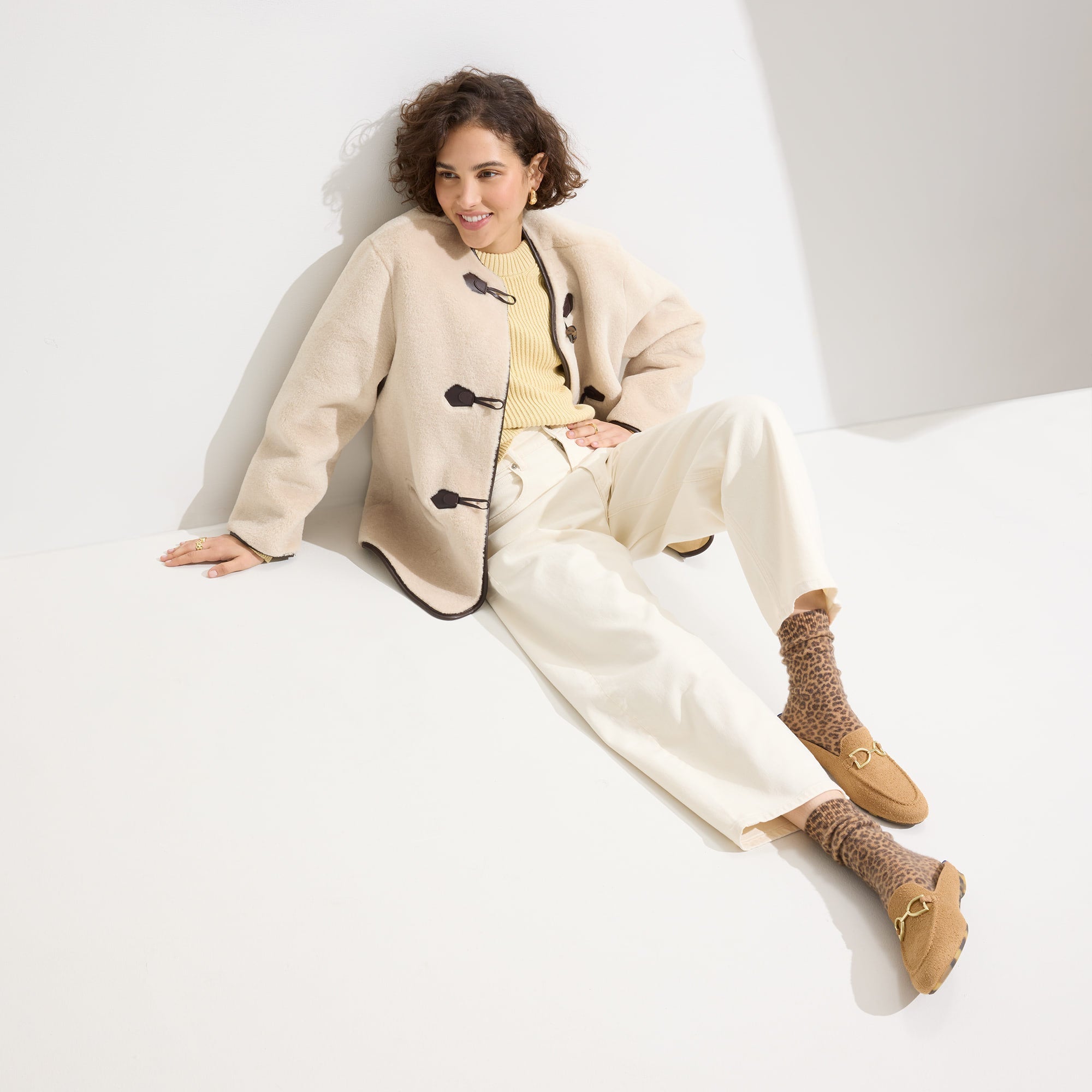 The Double Bit Loafer Mule - Wren Boucl?? - Image 4