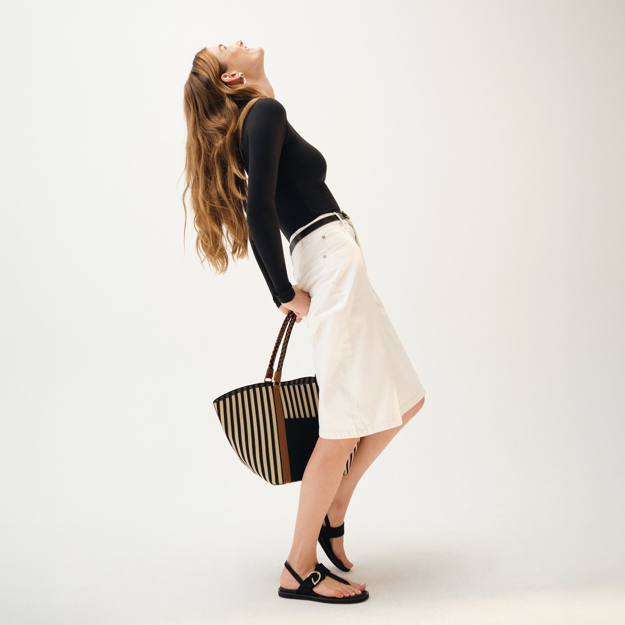 The Summer Tote - Black Tie - Image 4