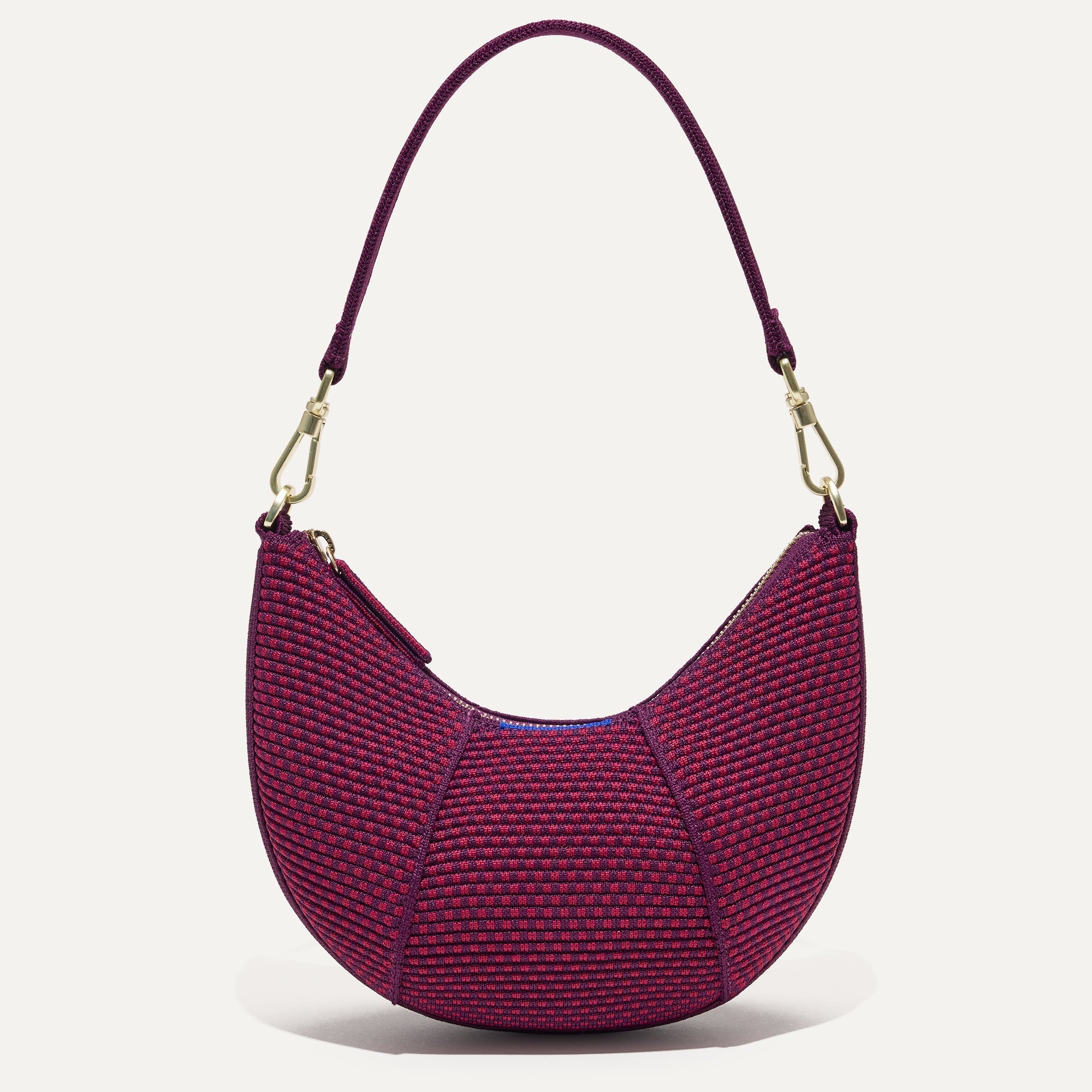 The Mini Crescent Bag - Beet - Image 2