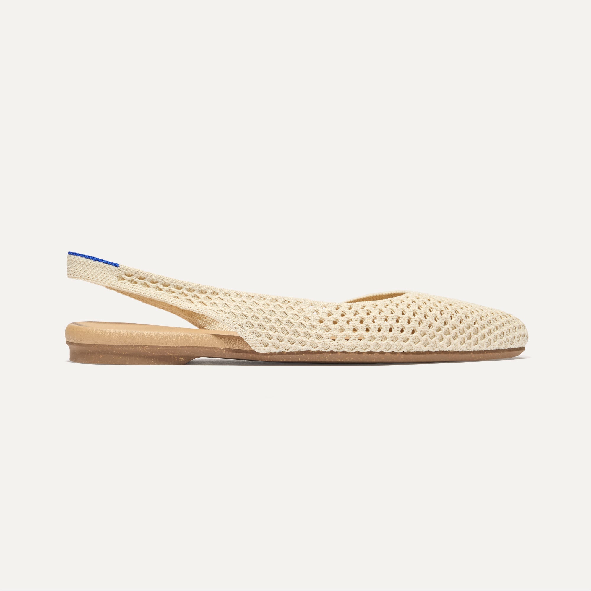 The Almond Slingback - Off White Mesh - Image 5