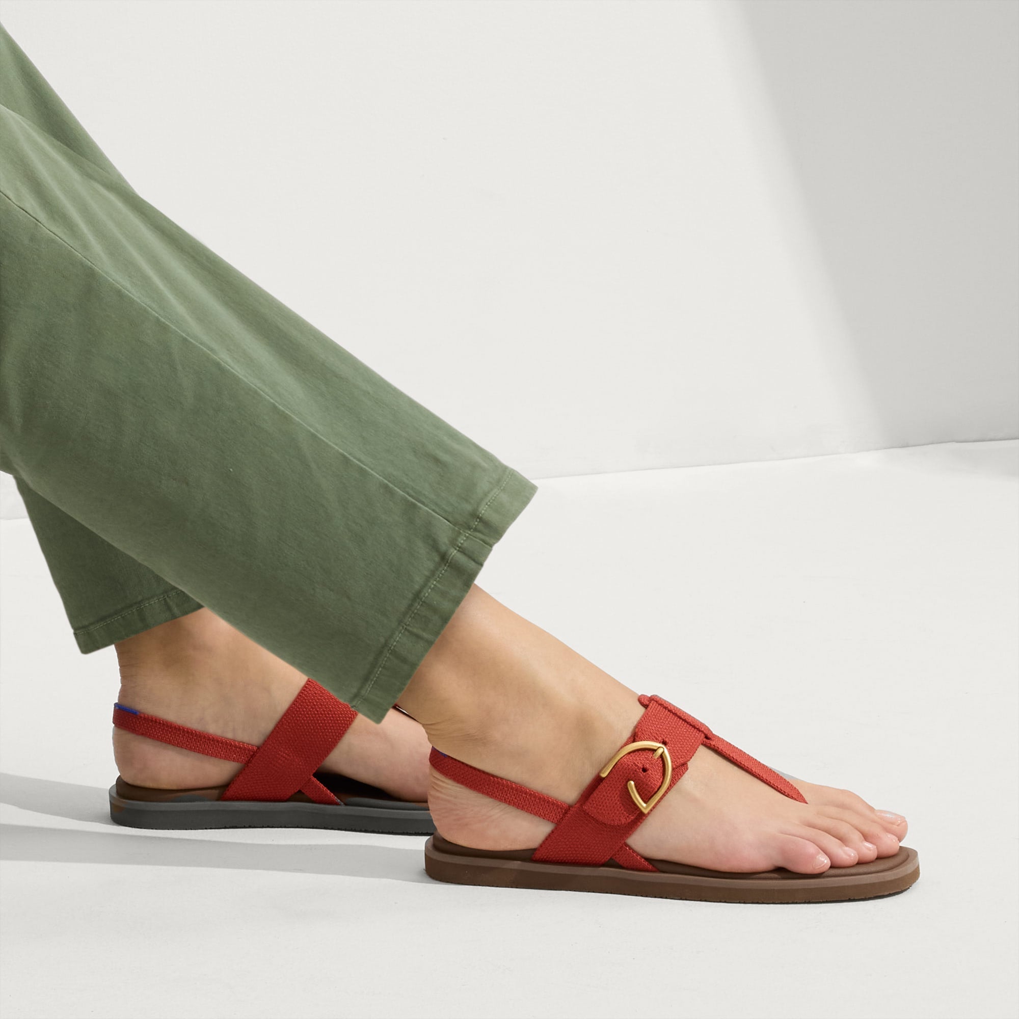 The T?CStrap Sandal - Brick - Image 2