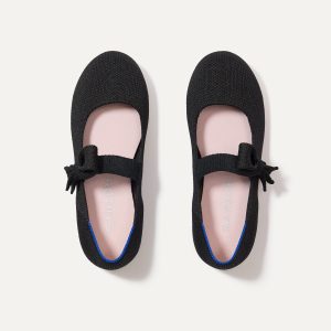 The Kids Tux Bow Mary Jane - Black