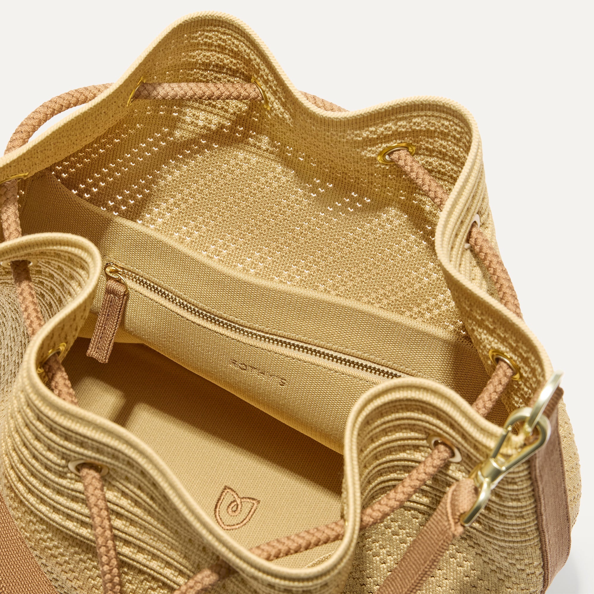 The Cinch Bucket Bag - Brown Butter Crochet - Image 8